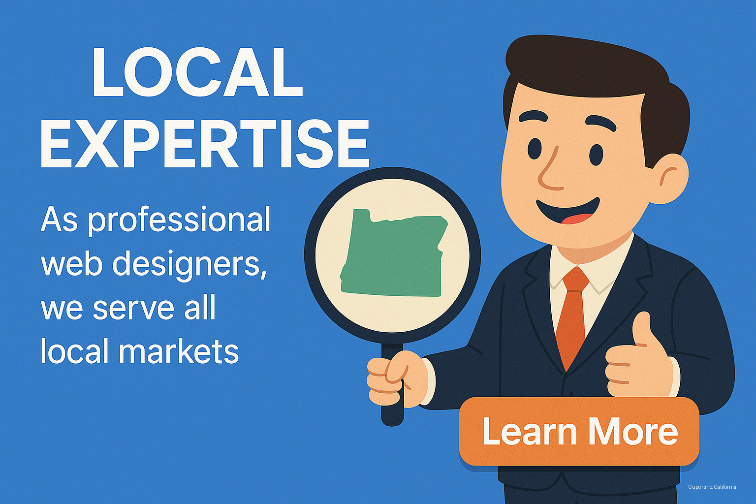 Local Cupertino, California Web Design